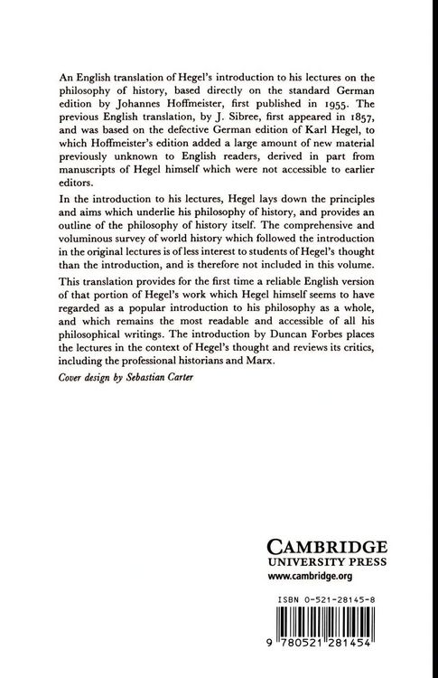 Produktbild: Lectures on the Philosophy of World History