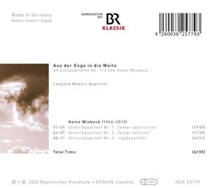 Produktbild: Aus der Enge in die Weite-Streichquartette 1-3