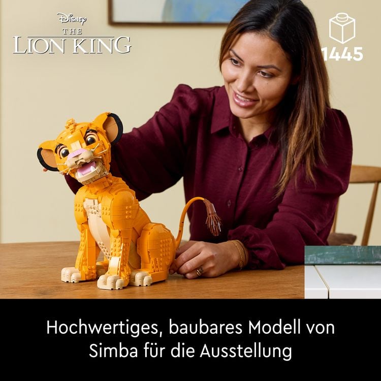 Produktbild: LEGO ǀ Disney Simba, der junge K&ouml;nig der L&ouml;wen, Bauset zum Sammeln 43247
