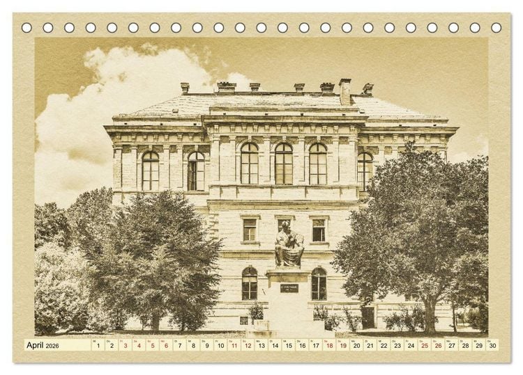 Produktbild: Zagreb &ndash; Ein Kalender im Zeitungsstil (Tischkalender 2026 DIN A5 quer), CALVENDO Monatskalender