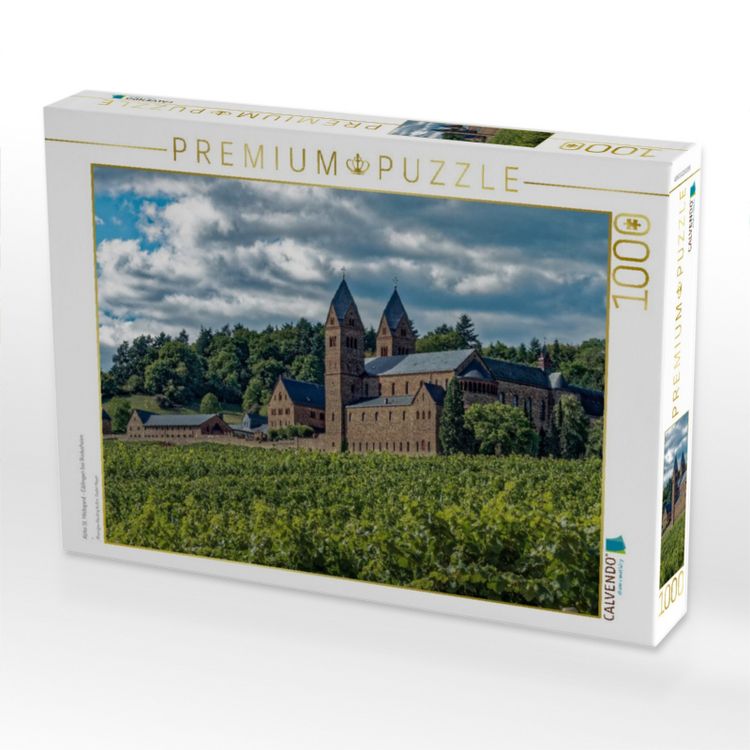 Produktbild: CALVENDO Puzzle Abtei St. Hildegard - Eiblingen bei R&uuml;desheim | 1000 Teile Lege-Gr&ouml;&szlig;e 64x48cm Foto-Puzzle f&uuml;r gl&uuml;ckliche Stunden