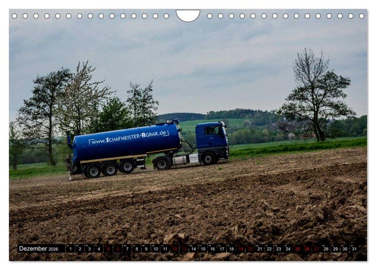 Produktbild: Landtechnik 2026 (Wandkalender 2026 DIN A4 quer), CALVENDO Monatskalender
