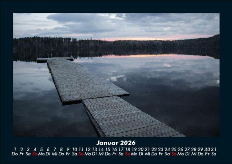 Produktbild: Die Seen der Erde 2026 Fotokalender DIN A5