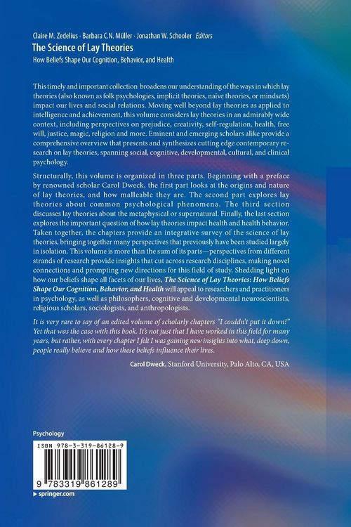 Produktbild: The Science of Lay Theories