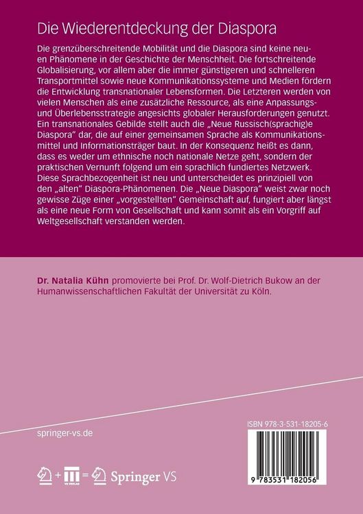 Produktbild: Die Wiederentdeckung der Diaspora