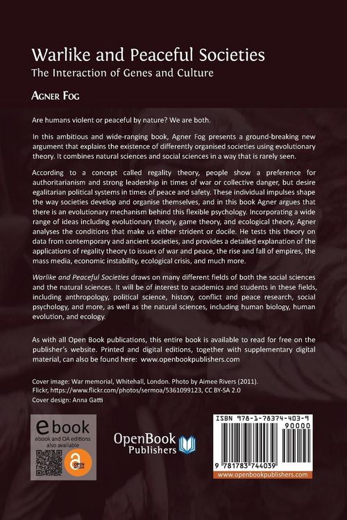 Produktbild: Warlike and Peaceful Societies