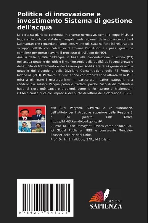 Produktbild: Politica di innovazione e investimento Sistema di gestione dell'acqua