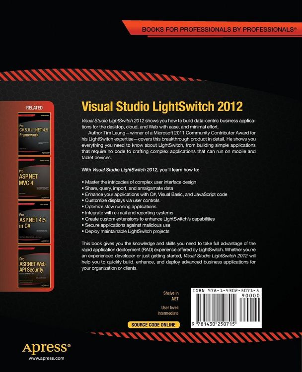 Produktbild: Visual Studio Lightswitch 2012