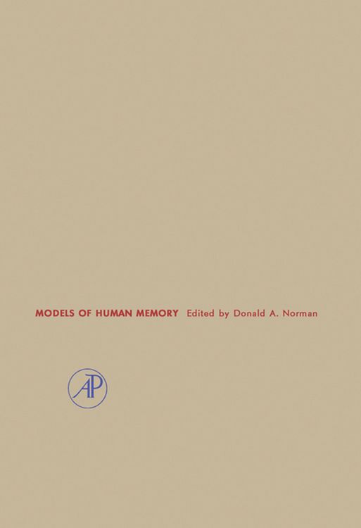Produktbild: Models of Human Memory