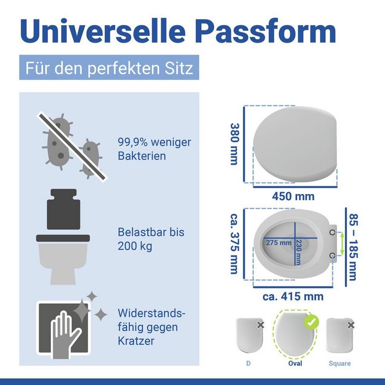 Produktbild: WC Sitz Mod. Astera, Toilettendeckel mit Motiv und Absenkautomatik