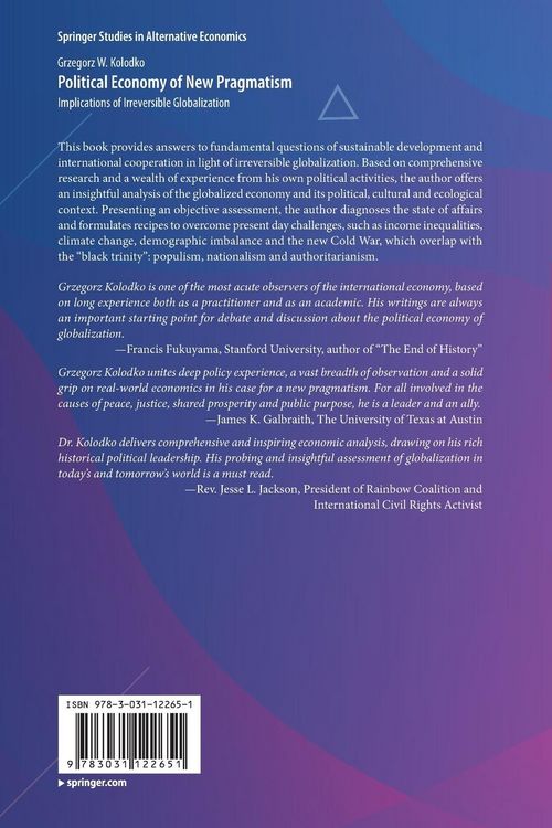 Produktbild: Political Economy of New Pragmatism