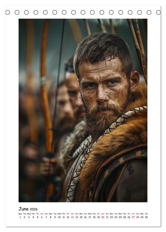 Produktbild: The Timeless Art of Archery (Desk Calendar 2026 DIN A5 portrait), CALVENDO 12 Month DeskCalendar