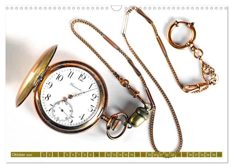 Produktbild: Taschenuhren (Wandkalender 2026 DIN A3 quer), CALVENDO Monatskalender