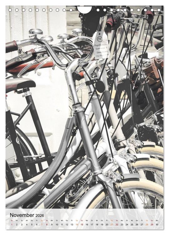 Produktbild: Fahrrad Alltag (Wandkalender 2026 DIN A4 hoch), CALVENDO Monatskalender