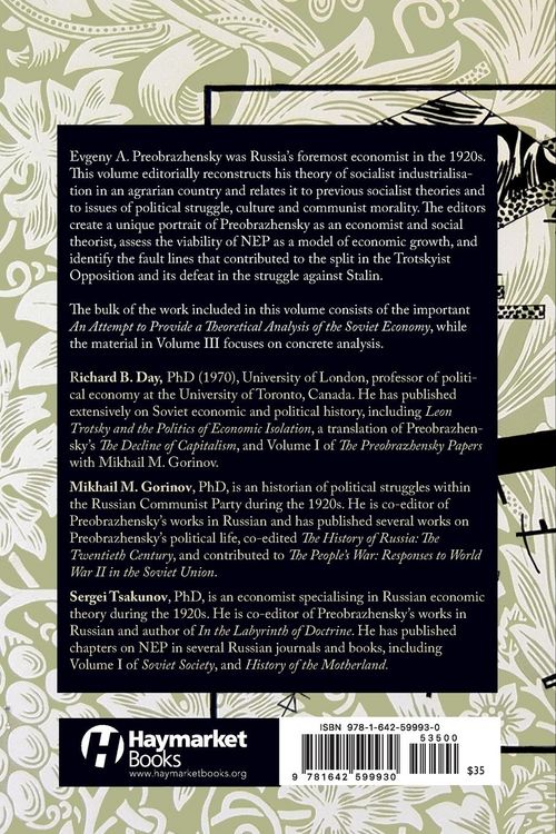 Produktbild: The Preobrazhensky Papers, Volume 2