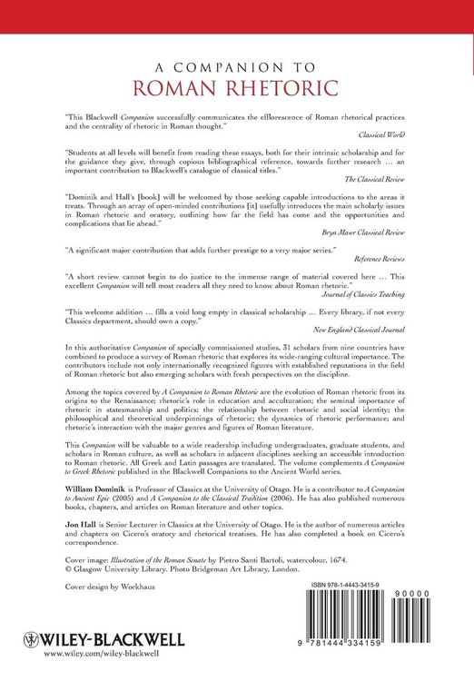 Produktbild: A Companion to Roman Rhetoric