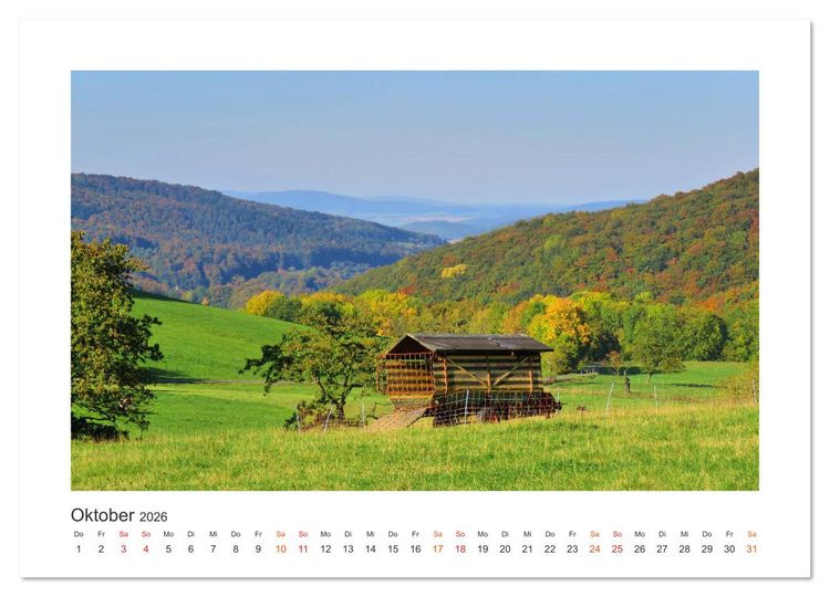 Produktbild: Nordhessen ist fotogen - Werra-Mei&szlig;ner - Edition (hochwertiger Premium Wandkalender 2026 DIN A2 quer), Kunstdruck in Hochglanz