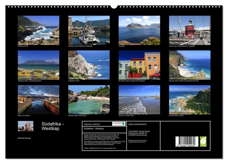 Produktbild: S&uuml;dafrika - Westkap (hochwertiger Premium Wandkalender 2027 DIN A2 quer), Kunstdruck in Hochglanz
