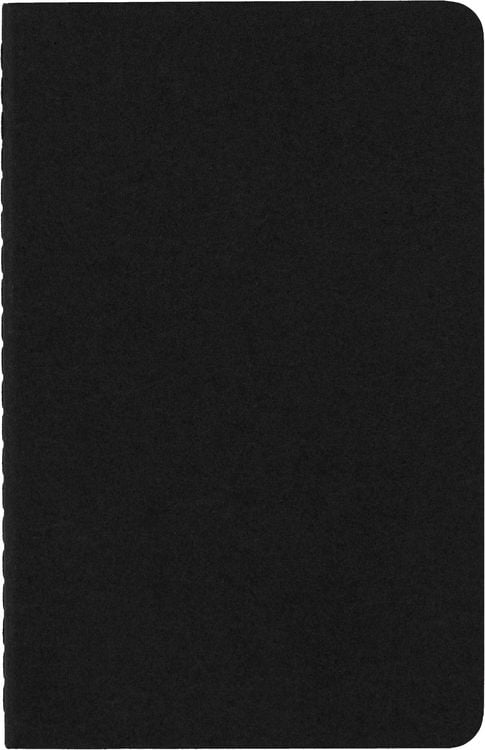 Produktbild: Moleskine Cahier pocket blanko schwarz DIN A6. 3er Pack