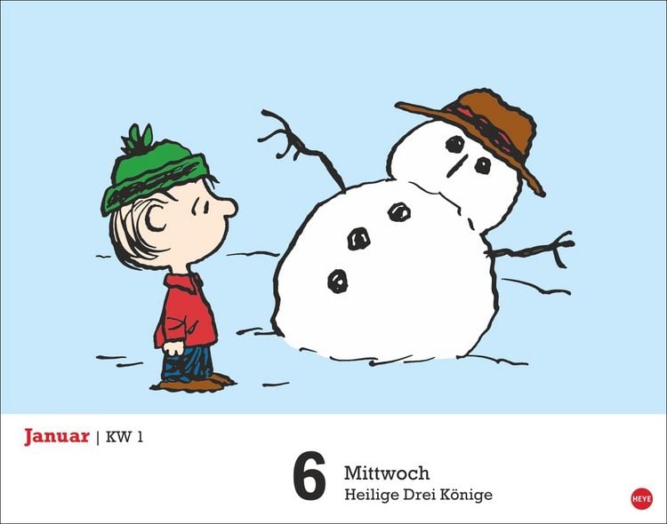 Produktbild: Peanuts Tagesabrei&szlig;kalender 2027