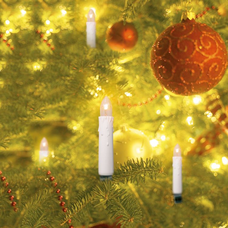 Produktbild: Idena Lichterkette Kerzenlichter 30 LED warmwei&szlig; f&uuml;r Innen