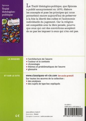 Produktbild: Traite Theologico-Politique
