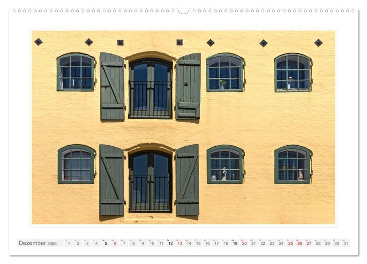 Produktbild: Architektur. Imposante Fassaden (hochwertiger Premium Wandkalender 2026 DIN A2 quer), Kunstdruck in Hochglanz