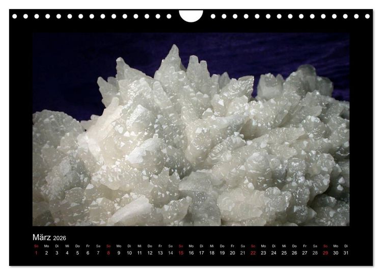 Produktbild: Mineralien aus dem Sauerland (Wandkalender 2026 DIN A4 quer), CALVENDO Monatskalender