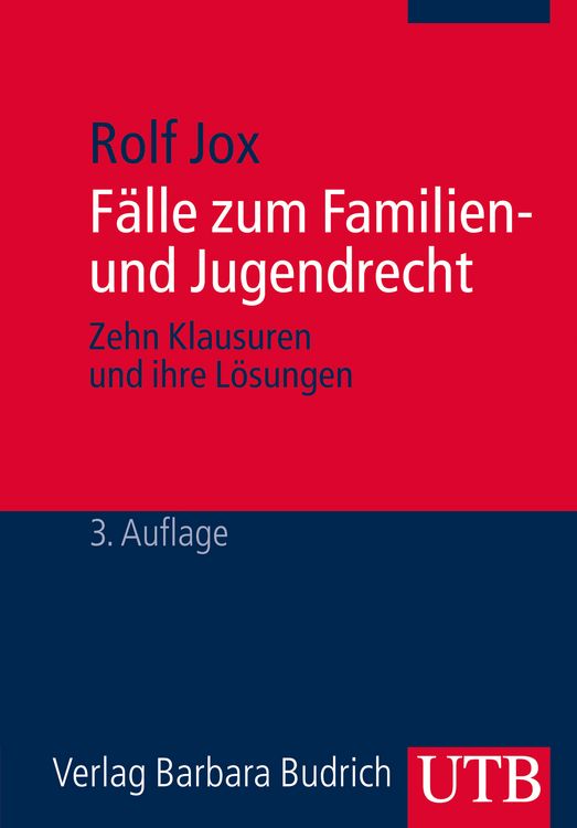 Produktbild: F&auml;lle zum Familien- und Jugendrecht