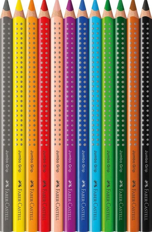 Produktbild: Faber-Castell Buntstifte Jumbo Grip, 12er Set