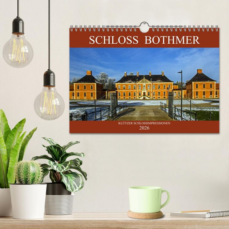 Produktbild: Schloss Bothmer - Kl&uuml;tzer Schlossimpressionen (Wandkalender 2026 DIN A4 quer), CALVENDO Monatskalender