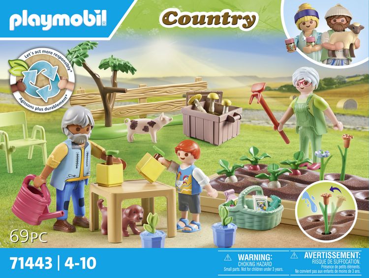 Produktbild: Playmobil&reg; Country Idyllischer Gem&uuml;segarten bei den Gro&szlig;eltern 71443