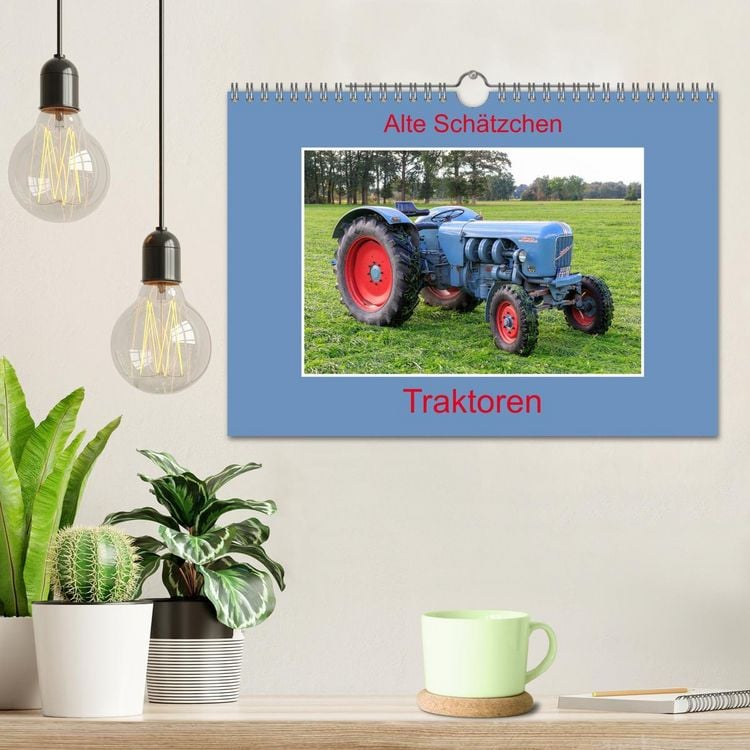 Produktbild: Alte Sch&auml;tzchen - Traktoren (Wandkalender 2026 DIN A4 quer), CALVENDO Monatskalender