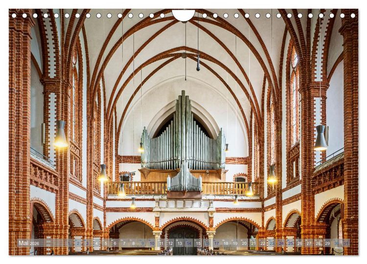 Produktbild: Bremer Kirchen von Innen (Wandkalender 2026 DIN A4 quer), CALVENDO Monatskalender