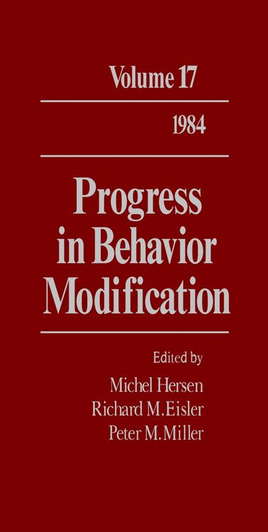 Produktbild: Progress in Behavior Modification