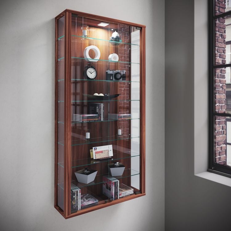 Produktbild: Wandvitrine H&auml;ngevitrine Glasvitrine Vitrosa Maxi