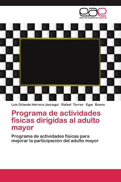 Produktbild: Programa de actividades f&iacute;sicas dirigidas al adulto mayor