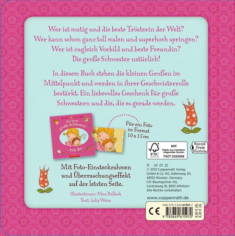 Produktbild: Die beste gro&szlig;e Schwester bist du!