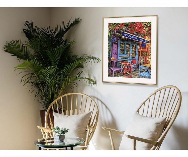 Produktbild: Schipper 609130903 - Malen nach Zahlen, Buntes Café, 40 x 50 cm