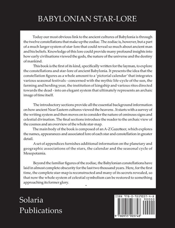 Produktbild: Babylonian Star-Lore. an Illustrated Guide to the Star-Lore and Constellations of Ancient Babylonia