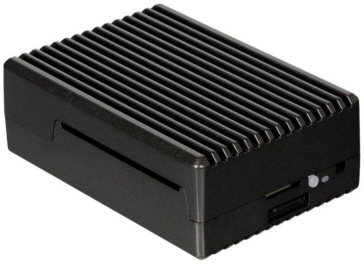 Produktbild: Joy-it RB-AlucaseP5-08 SBC-Geh&auml;use Passend f&uuml;r (Entwicklungskits): Raspberry Pi&reg; inkl. passiven K&uuml;hler Schwarz