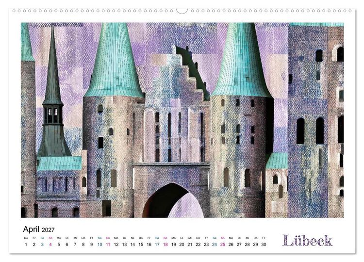 Produktbild: Stadtvisionen (Wandkalender 2027 DIN A2 quer), CALVENDO Monatskalender