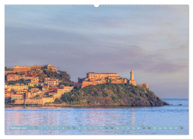 Produktbild: Trauminsel Elba: Mediterranes Paradies f&uuml;r Romantiker (hochwertiger Premium Wandkalender 2026 DIN A2 quer), Kunstdruck in Hochglanz