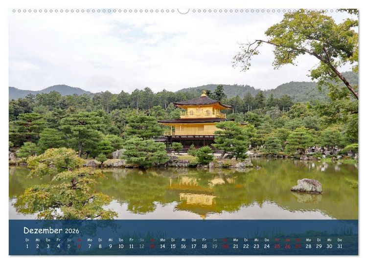 Produktbild: Japan - Impressionen aus dem Land der aufgehenden Sonne (hochwertiger Premium Wandkalender 2026 DIN A2 quer), Kunstdruck in Hochglanz