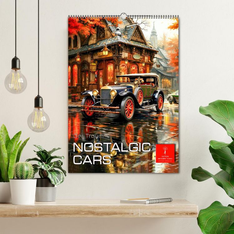 Produktbild: Nostalgic Cars der Traum (Wandkalender 2026 DIN A2 hoch), CALVENDO Monatskalender