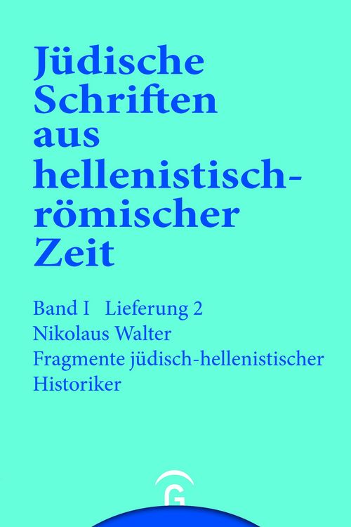 Produktbild: Fragmente j&uuml;disch-hellenistischer Historiker