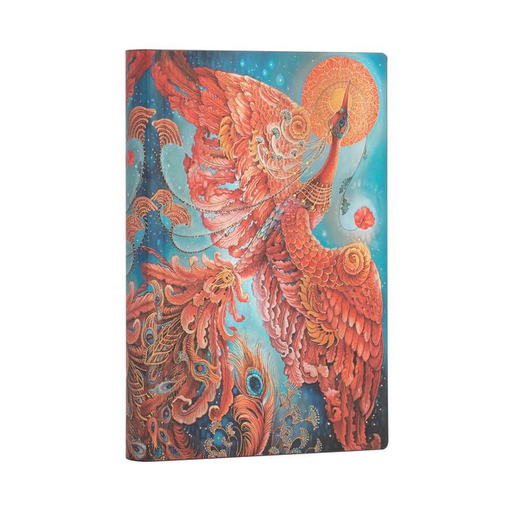 Produktbild: Softcover Notizbuch Feuervogel, Mini, Liniert