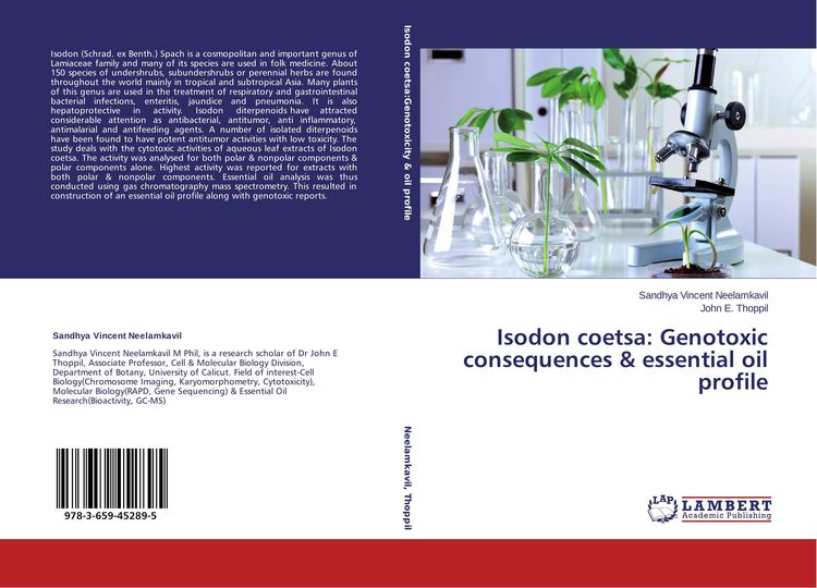 Produktbild: Isodon coetsa: Genotoxic consequences & essential oil profile