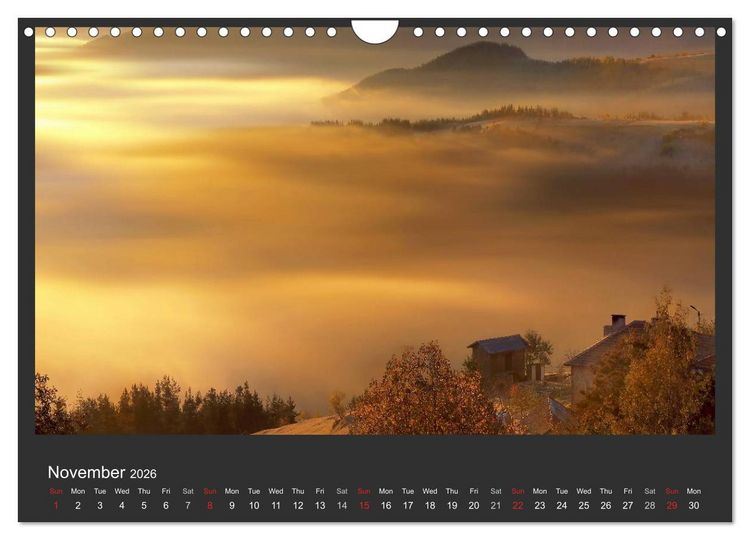 Produktbild: Adorable Nature - Images from Bulgaria / UK-Version (Wall Calendar 2026 DIN A4 landscape), CALVENDO 12 Month Wall Calendar