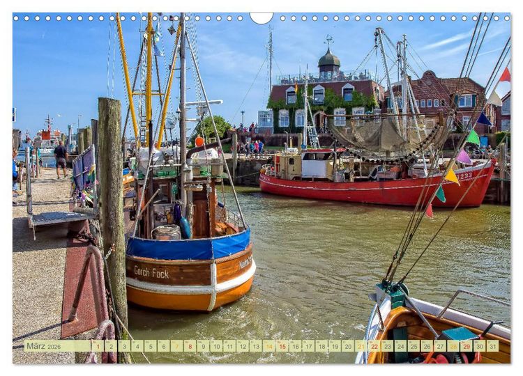 Produktbild: Reise an die Nordsee - Neuharlingersiel (Wandkalender 2026 DIN A3 quer), CALVENDO Monatskalender